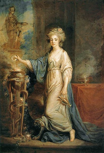 Angelica Kauffmann Portrait of a Woman as a Vestal Virgin